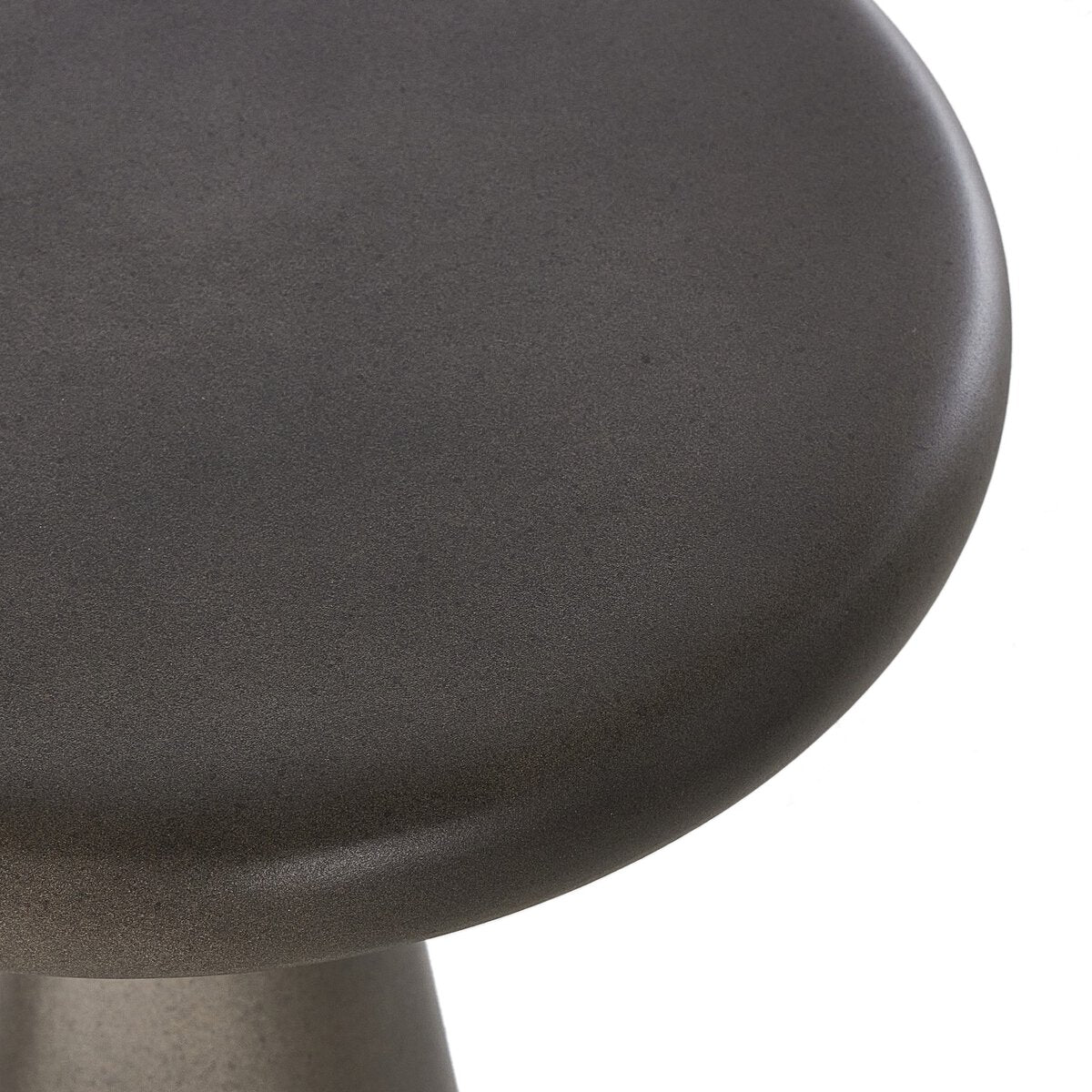Two-Piece Concrete Pedestal Table Set - Detail View
