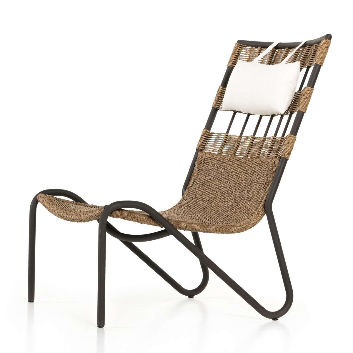 Woven Sling Outdoor Accent Chair - Detail View