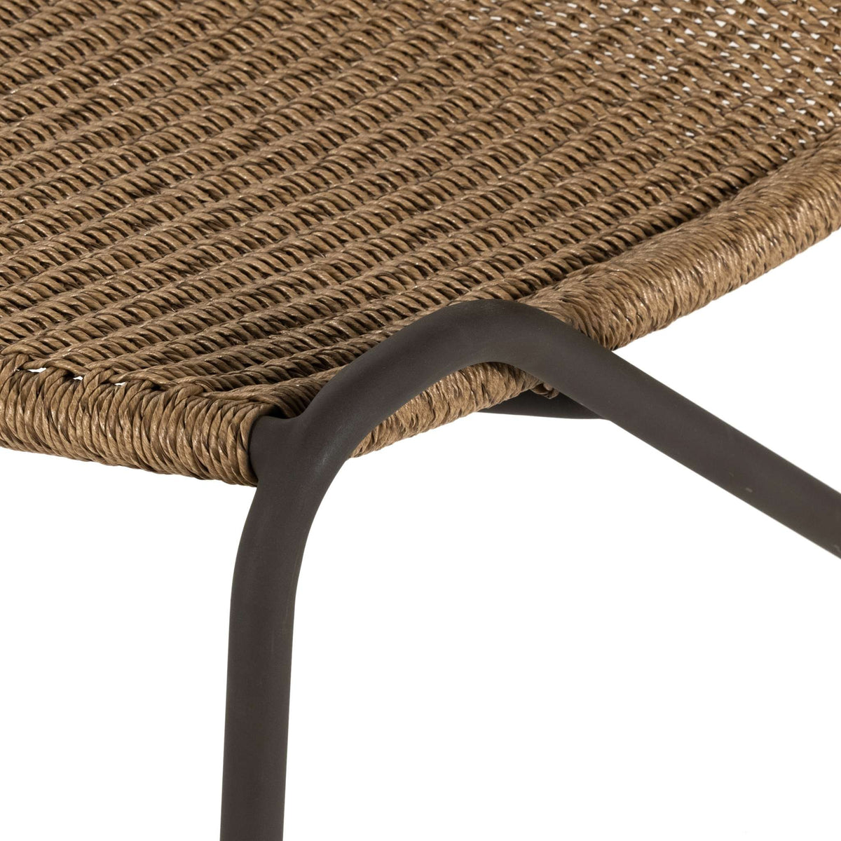 Woven Sling Outdoor Accent Chair - Detail View