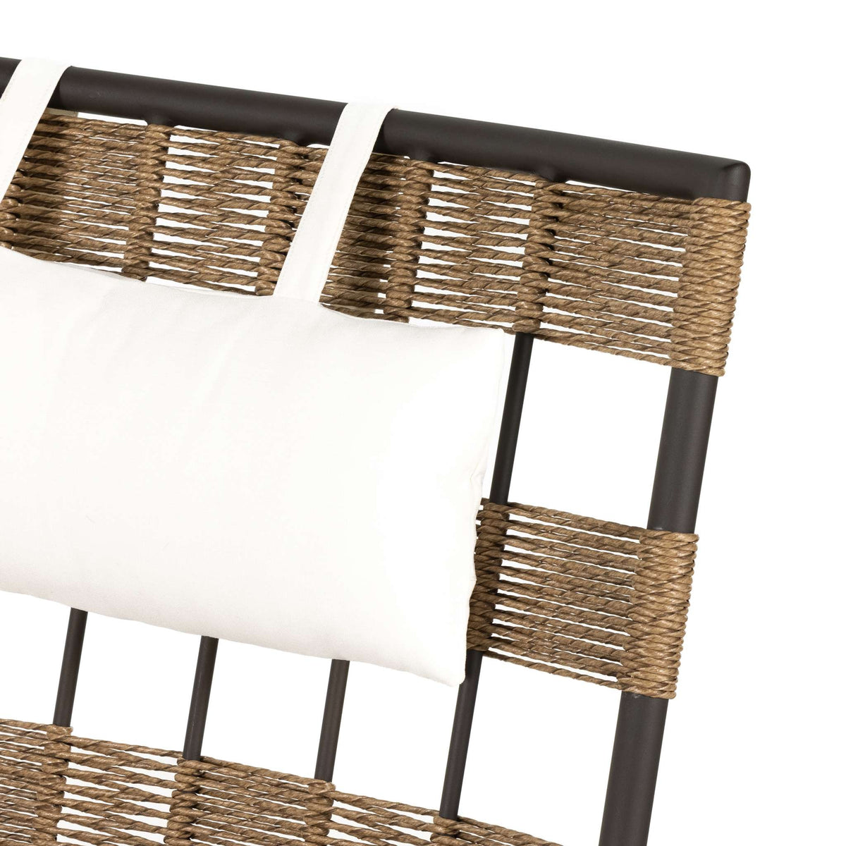 Woven Sling Outdoor Accent Chair - Detail View