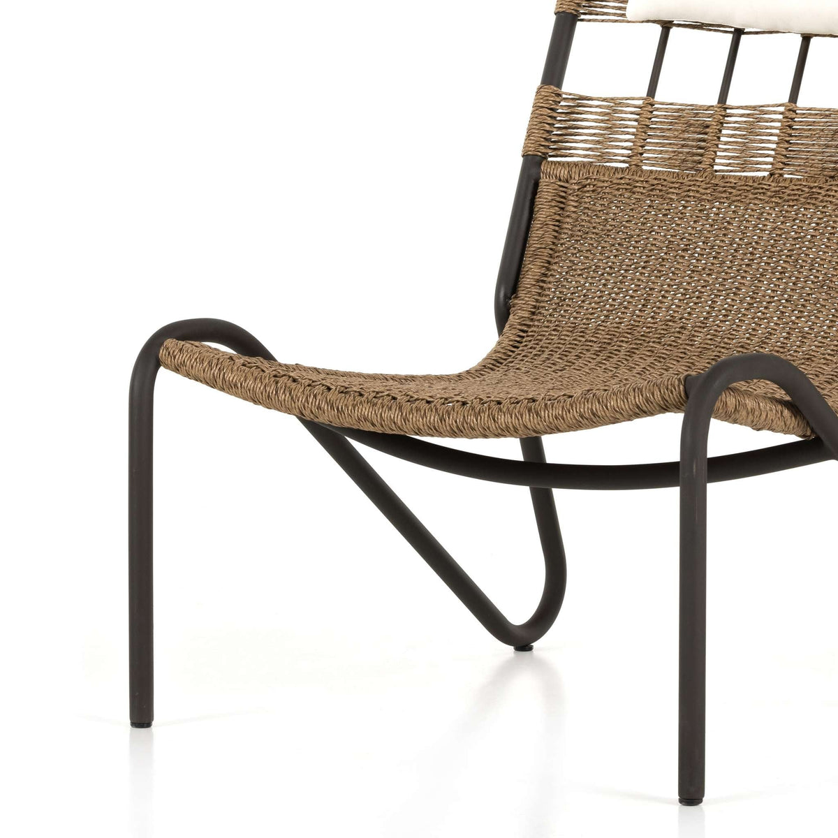 Woven Sling Outdoor Accent Chair - Detail View