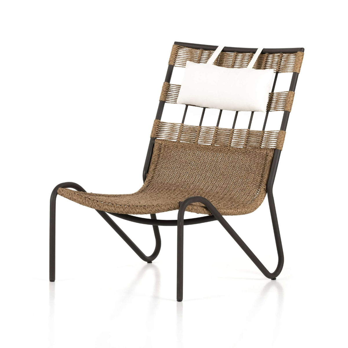 Woven Sling Outdoor Accent Chair - Main View