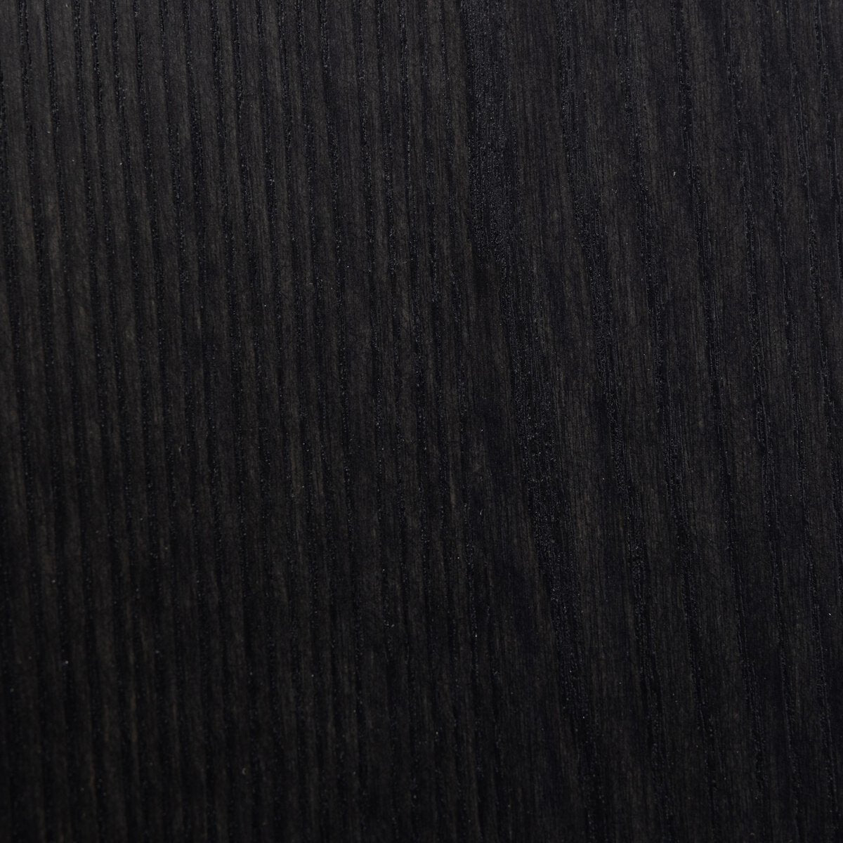 Rounded Black Ash Wood End Table - Detail View