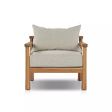 Spindle Back Outdoor Cushion Chair - Front View