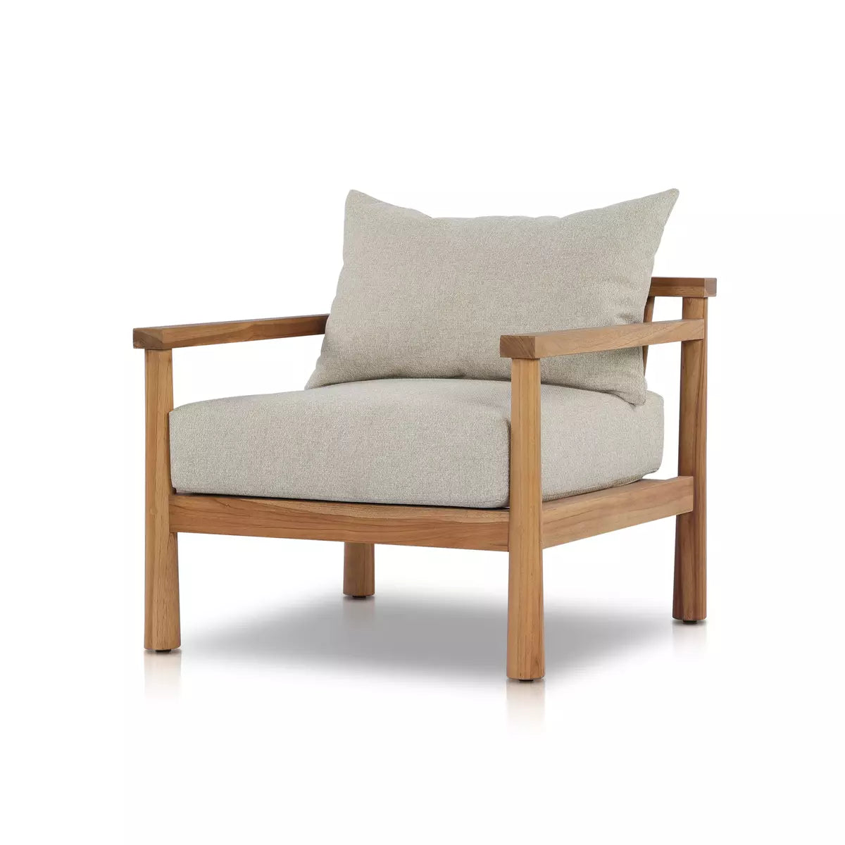 Spindle Back Outdoor Cushion Chair - Main View
