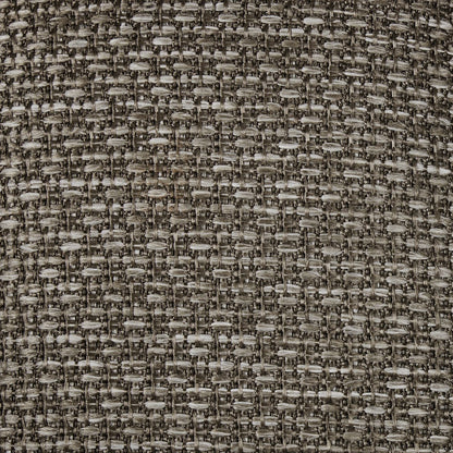 Channel-Tufted Outdoor Swivel Club Chair - Detail View