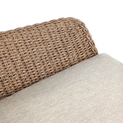 Woven Tulip Outdoor Swivel Lounge Chair - Detail View