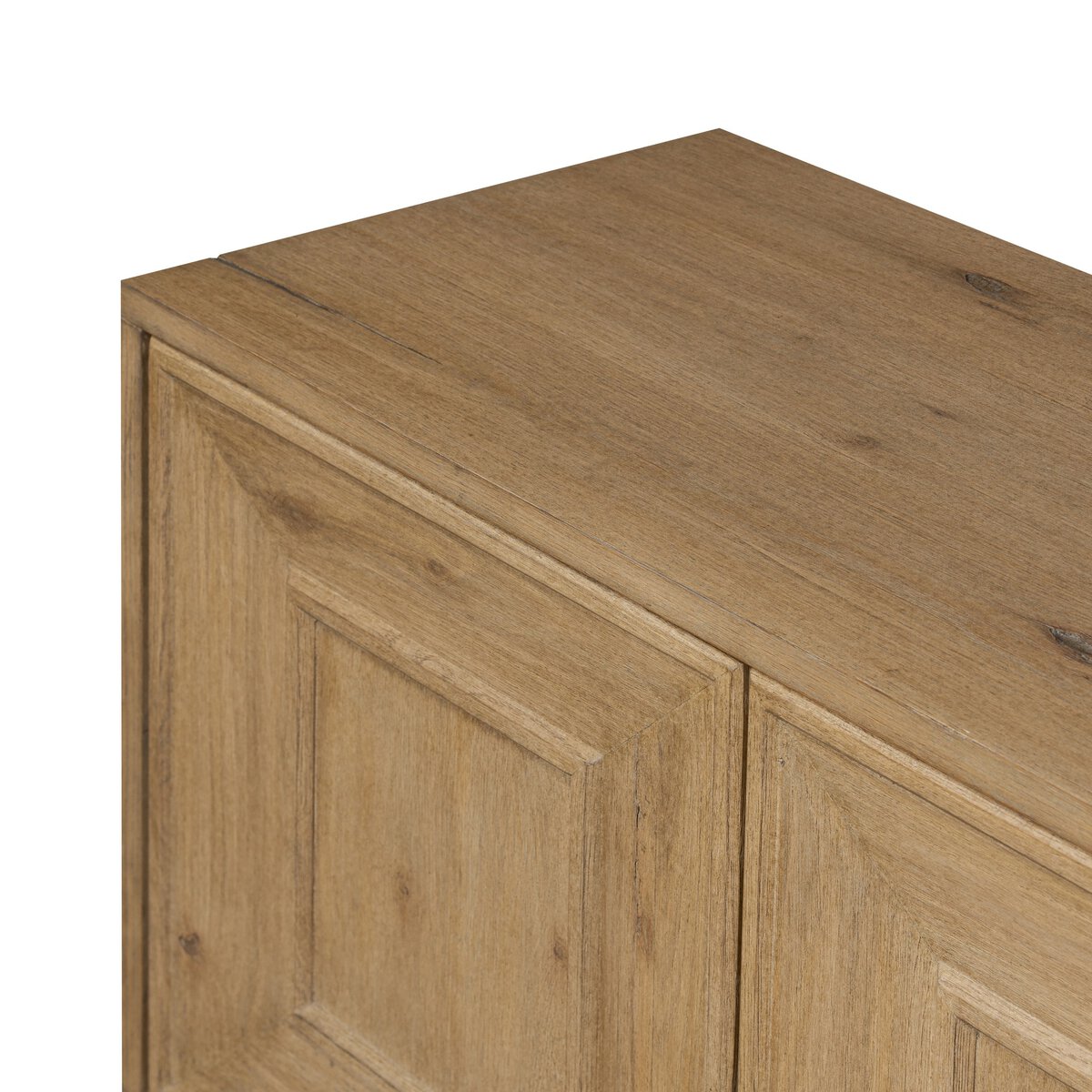 Light Oak Deco Four-Door Sideboard - Detail View