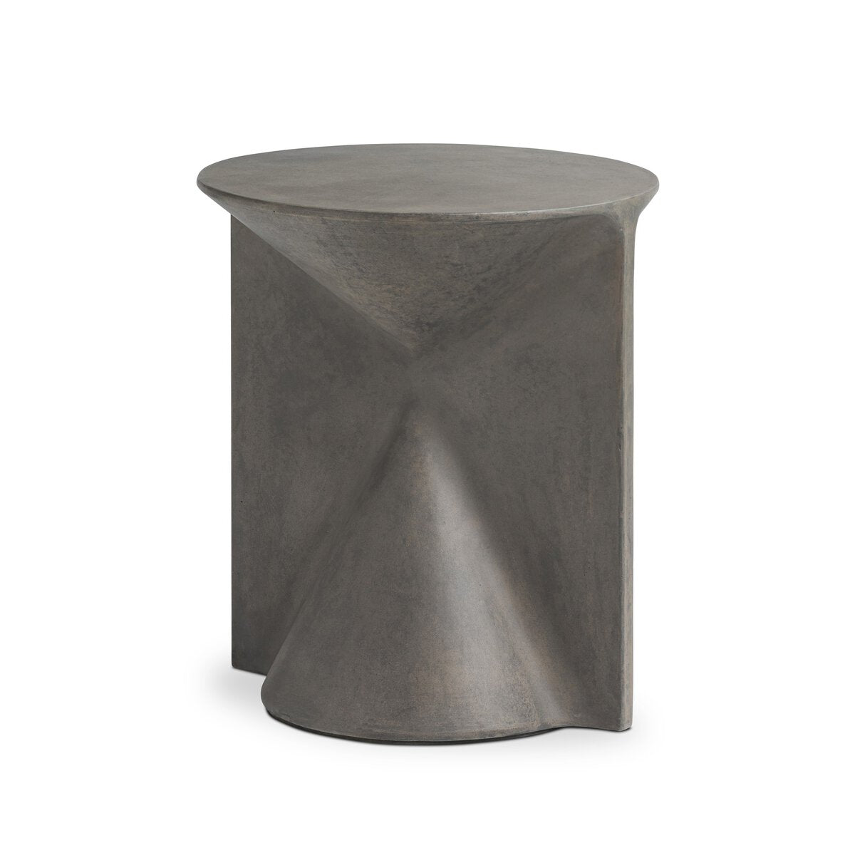 Hourglass Concrete Accent Table - Main View