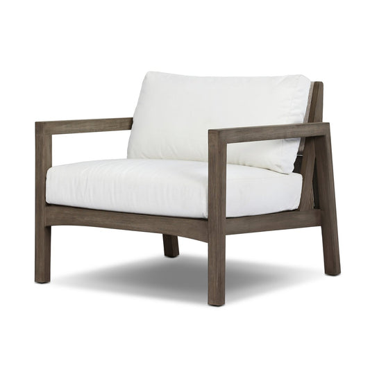 Nordic Teak Woven-Back Outdoor Chair - Main View