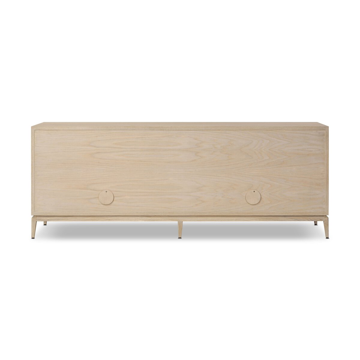 Oak Sideboard with Paper Cord Drawers - Back View