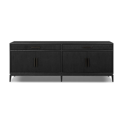 Oak Sideboard with Paper Cord Drawers - Front View