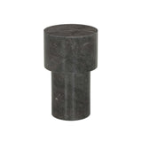 Slim Solid Marble Pedestal Table - Main View