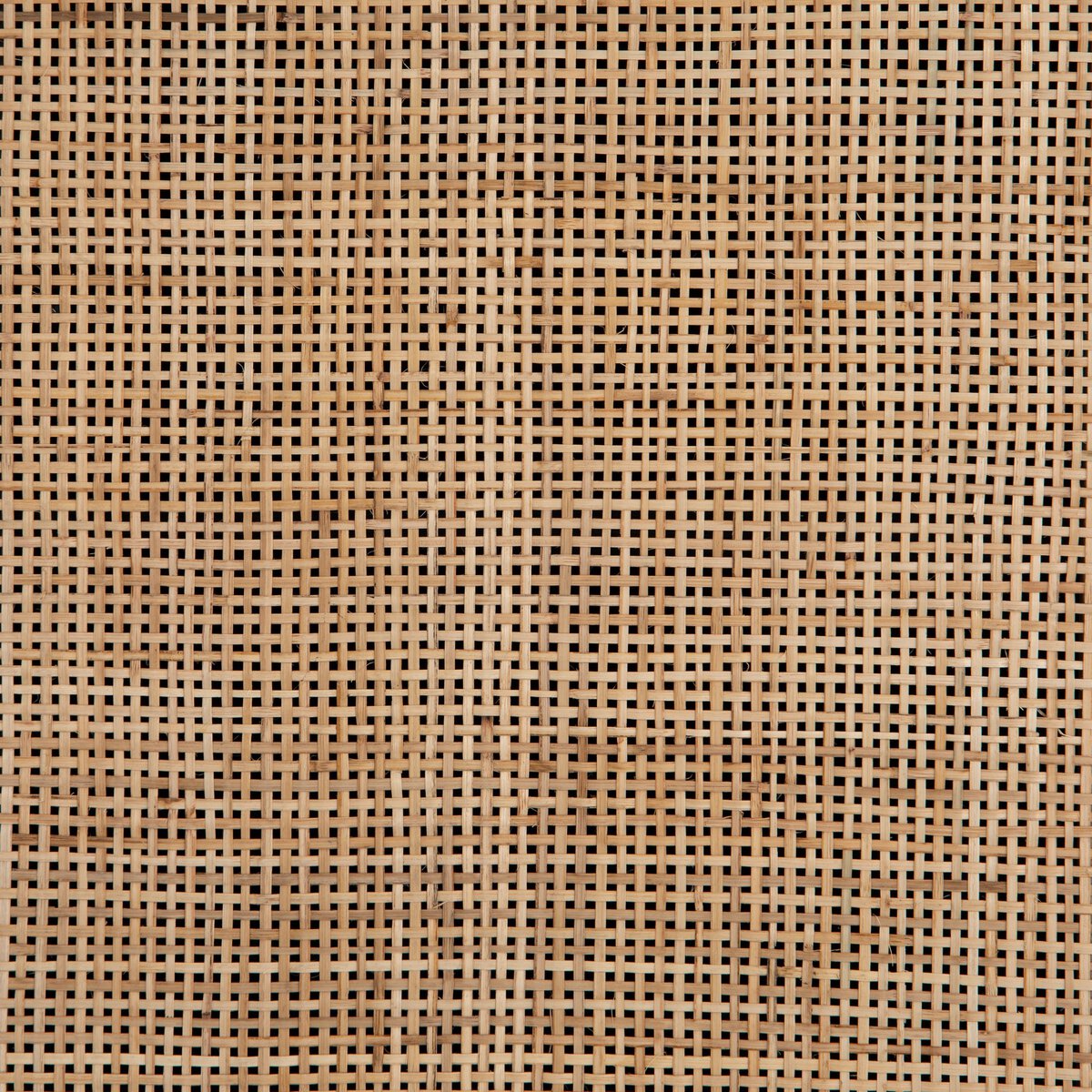Woven Cane Mango Wood Sideboard - Detail View