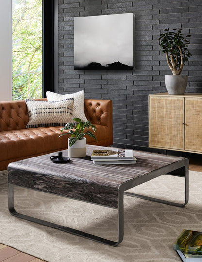 Woven Cane Mango Wood Sideboard - Room View